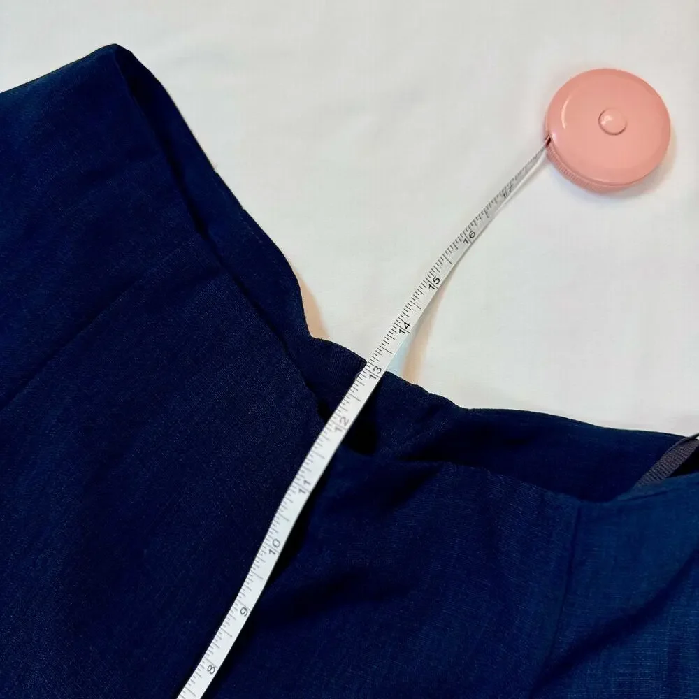 Dani Max Dress Pants Navy Blue Women’s 14 Corporate Office Siren Workwear Plus - Picture 14 of 16